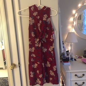 target; xhilaration; floral berry dress